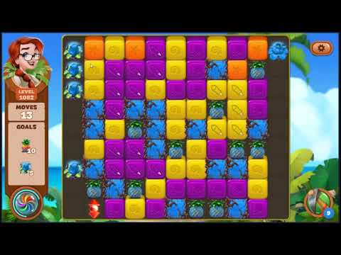 Lost Island Blast Adventure Level 1082 - NO BOOSTERS 🏝️ | SKILLGAMING ✔️