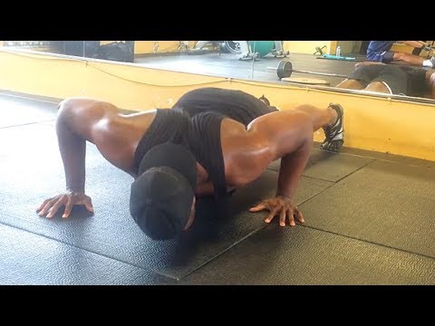 Staggered Hands Push-Up