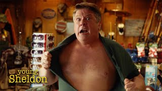 George Reacts to Mandy's Pregnancy | Young Sheldon