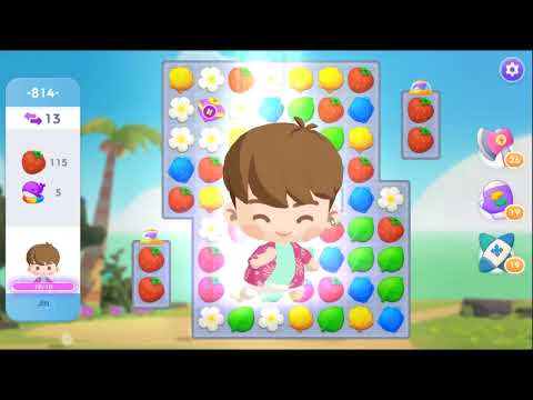 BTS Island: In the SEOM Level 814 - NO BOOSTERS GAMEPLAY 🎵 | SKILLGAMING ✔️