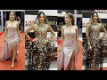 Hot Amyara Dastur And Ishita Raj Sharma Arrived On Redcarpet Of Danube Fashionz At Dubai