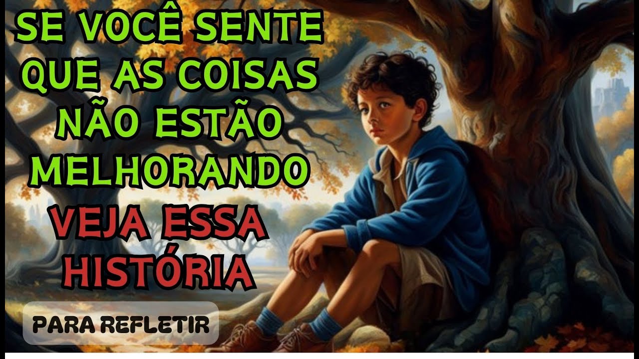 Miguel e Árvore Solitária  -  Reflexão Para a Vida