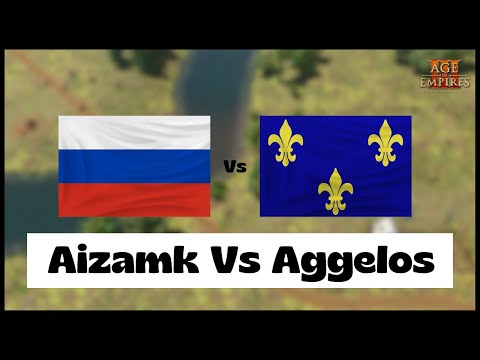 Age of Empires 3- Russia Vs French | [PIRO] Aizamk Vs [GMDS] Aggelos | Aoe3 DE | 1v1 Pro Game | 4K