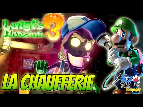 Luigi's Mansion 3 The Boiler Room Floor B2 Nintendo Switch Gameplay French