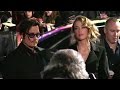 Johnny Depp and Amber Heard at the premiere of.