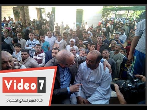 تشييع جثمان الشهيد محمد طه بمسقط رأسه بقرية القشيش بشبين القناطر