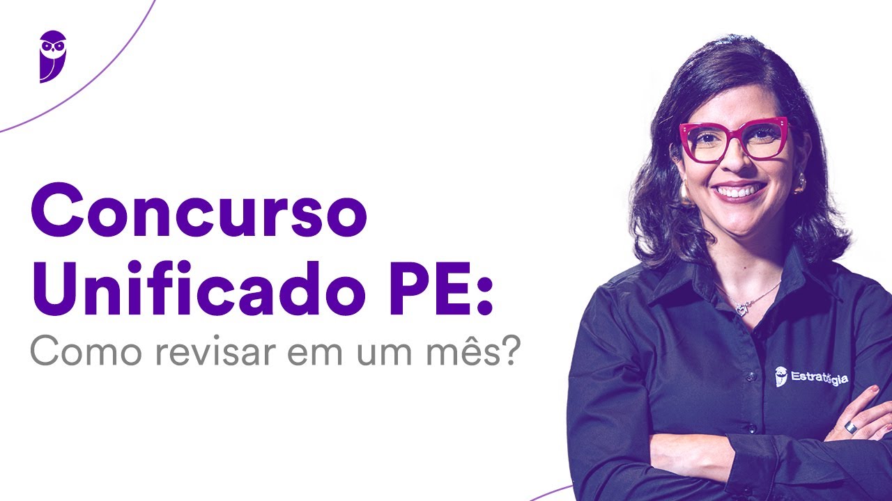 Concurso Unificado PE: Como revisar em um mês?