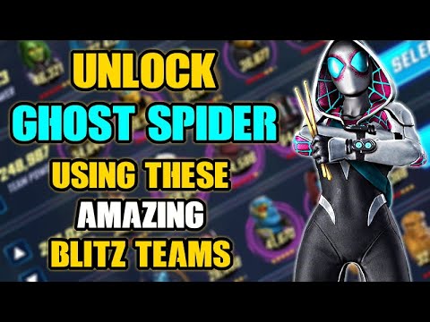 REACH 1% & UNLOCK GHOST SPIDER FOR FREE USING THE 34 BEST BLITZ TEAMS | PATCH 5.9 | MSF