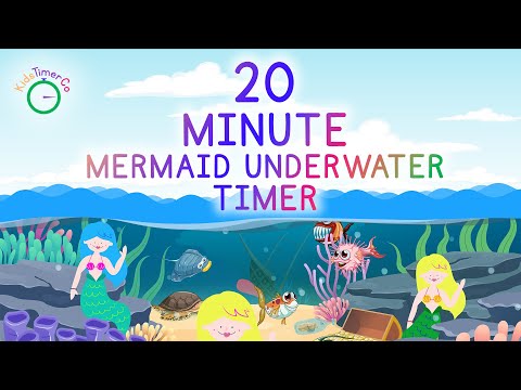 20 Minute Mermaid Timer Kids Visual Timer