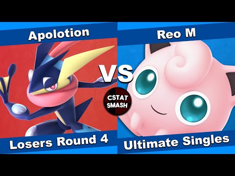 No Caps 31 Losers Round 4 - Apolotion (Greninja) vs Reo M (Jigglypuff) - SSBU