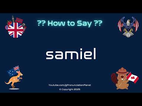 🌪️ 🌍 How to Pronounce samiel? (CORRECTLY) | Pronunciation Planet