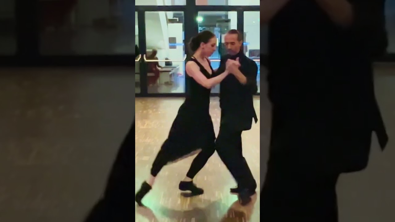 Tango. Biagi.Gustavo Rosas.Demo de la clase con Ana en TangoBar de Viena.JUNIO2022.AUSTRIA. #tango