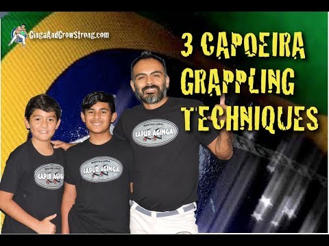 3 Capoeira Grappling Techniques: Takedown, Pin, and Escape