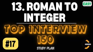 YouTube video 'Leetcode | 13. Roman to Integer | Easy | Java Solution'