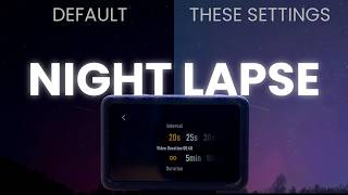 DJI Osmo Action 6 NIGHT LAPSE | The BEST SETTINGS for AMAZING Results