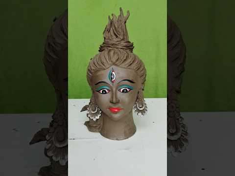 durga murti making 2025🚩🚩 durga idol making 🔥🔥 durga murti making🔱🔱durga murti banana#durga#shorts