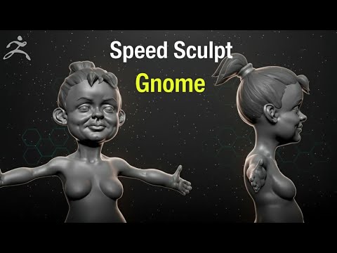 Gnome woman from a sphere