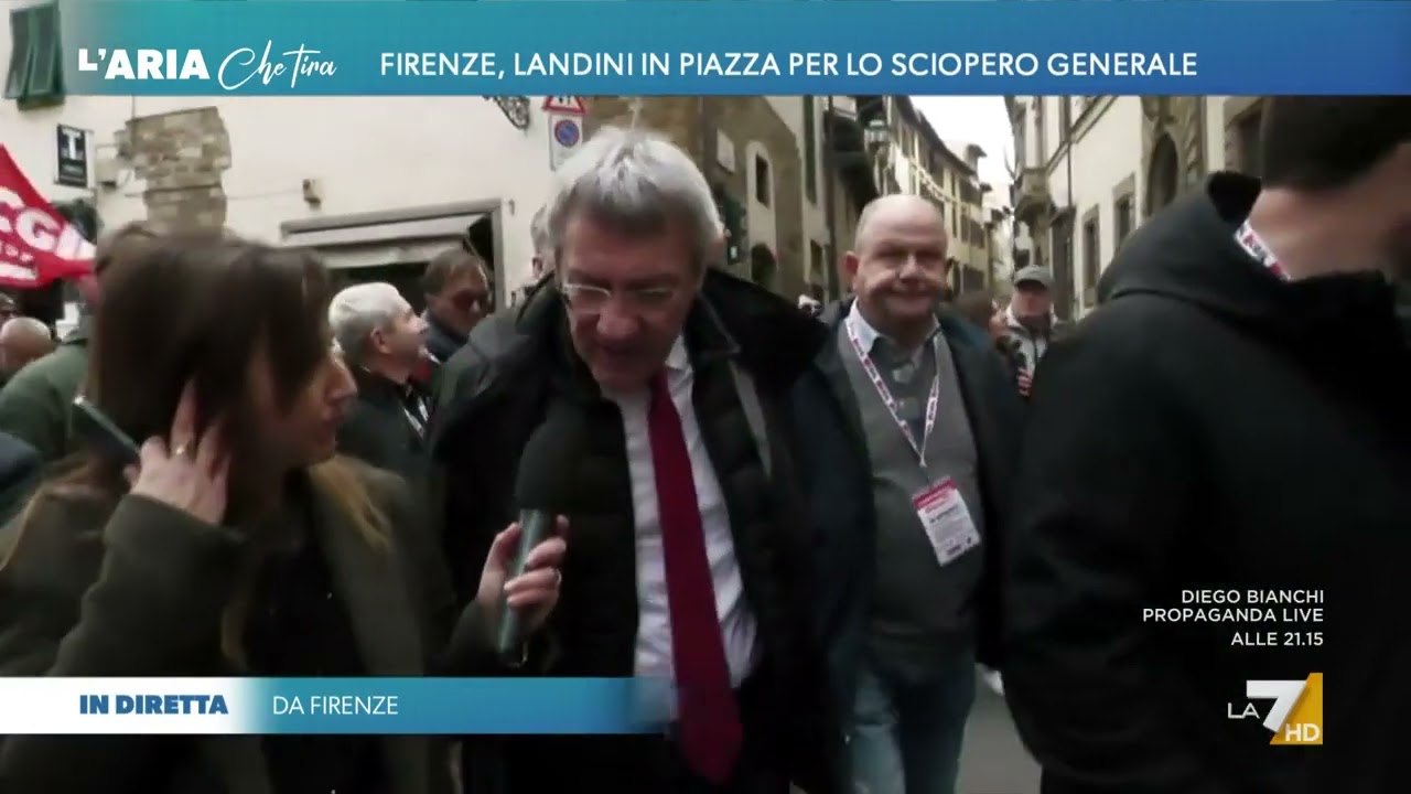 Sciopero generale, Maurizio Landini: "Irresponsabile secondo Salvini? Dovrebbe rispettare le ...