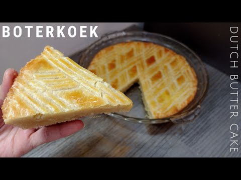 Dutch Boterkoek Recept | Boterkoek | Dutch Butter Cake Recipe