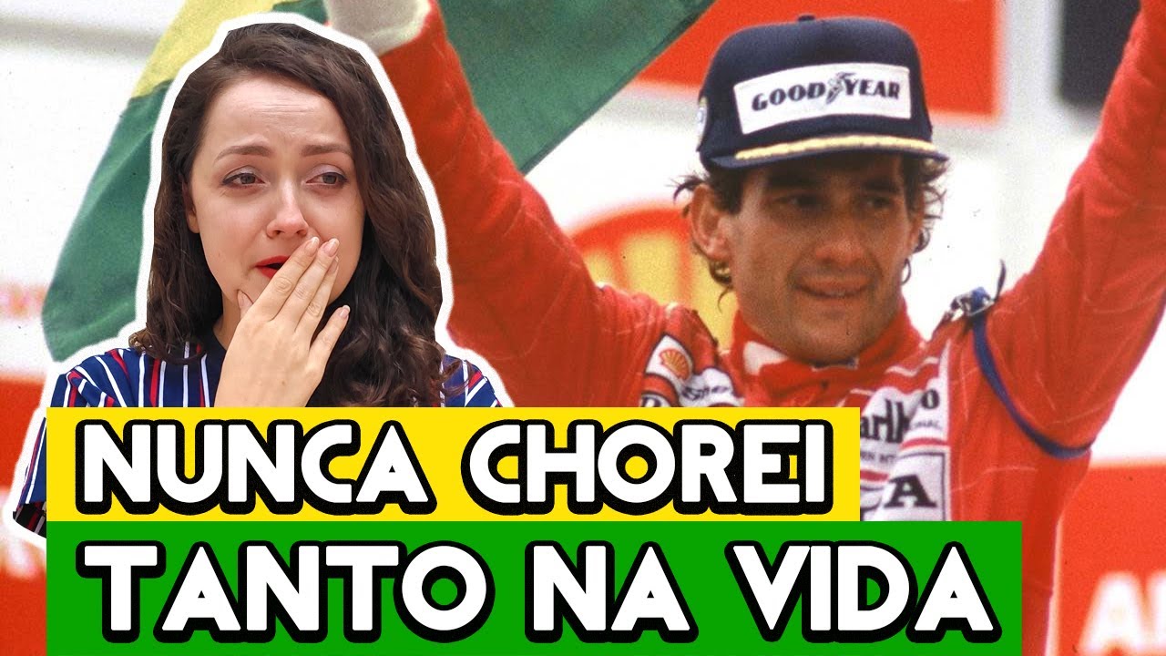 GRINGA RUSSA REAGE AO AYRTON SENNA
