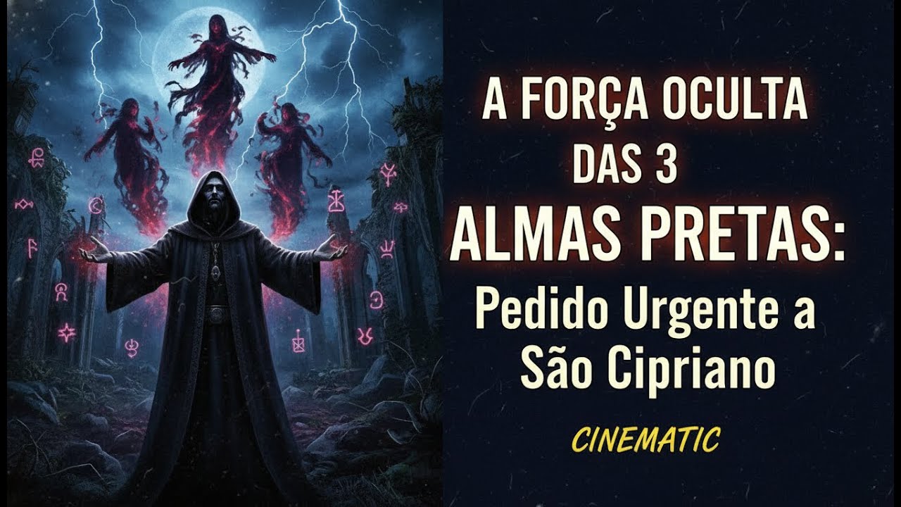 ORAÇÃO PERIGOSA AS 3 ALMAS PRETAS DE SÃO CIPRIANO PARA QUALQUER PEDIDO