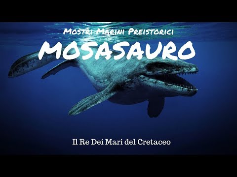 Mostri Marini Preistorici - Il Mosasauro :  Il re dei mari del cretaceo