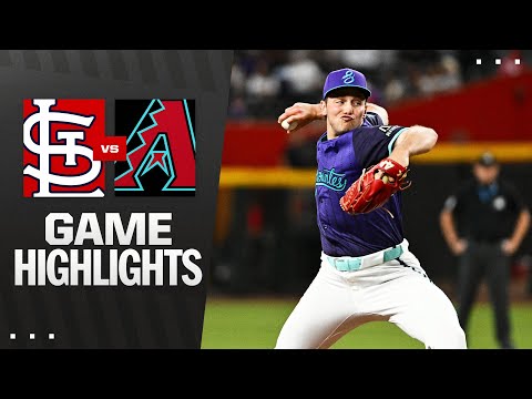 Cardinals vs. D-backs Game Highlights (7/18/25) | MLB Highlights