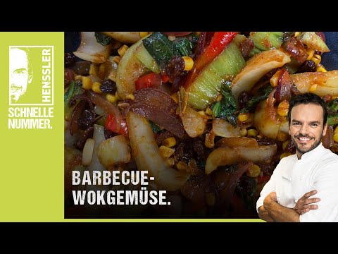 Schnelles Barbecue-Wokgemüse Rezept von Steffen Henssler