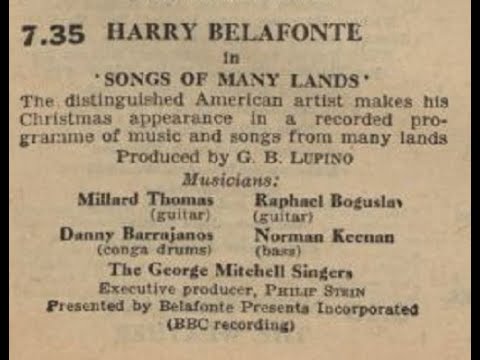 HARRY BELAFONTE WIMOWEH WIPED