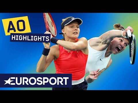 Simona Halep vs Harriet Dart Highlights | Australian Open 2020 Round 2 | Eurosport