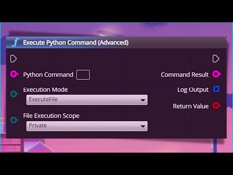 Execute Python Command With Return Value In Ue5