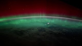 Un astronauta de la NASA capta las auroras boreales desde el espacio