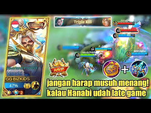 HANABI RATU LATE GAME - CARA BERMAIN HANABI DILATE GAME - CARA HANABI JOIN WAR DI LATE GAME - MLBB