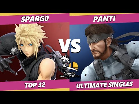 Abierto Puerto Vallarta Top 32 - Spargo (Cloud) Vs. Panti (Snake) SSBU Ultimate Tournament