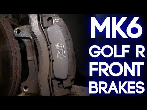 Volkswagen MK6 Golf R Front Brake Replacement (Pads and Rotors)