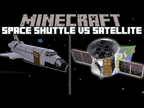 EPIC SPACE SHUTTLE VS SATELLITE HOUSE MOD! WHO WILL WIN?!