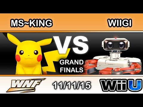 WNF S4E4 – MS~King (Pikachu) Vs. PC | WiiGi (ROB) Grand Finals - Smash Wii U