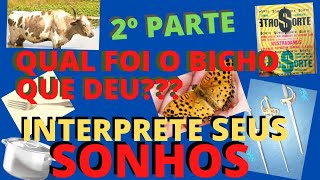INTERPRETAÇÕES DE SONHO PARA O JOGO DO BICHO