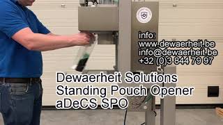 Standing Pouch Opening machine