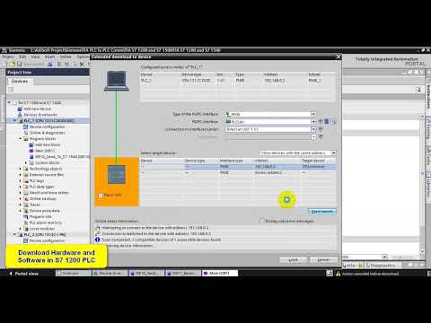 Siemens TIA Portal - S7 Communication between S7 1200 CPU and S7 1500 CPU Using PUT/GET & PLCSIM