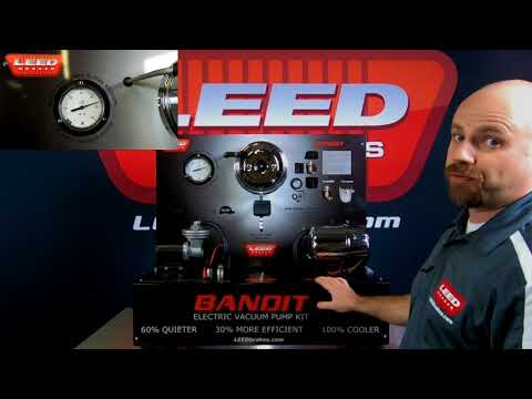 LEED Brakes Bandit Series Vacuum Pump Demonstration