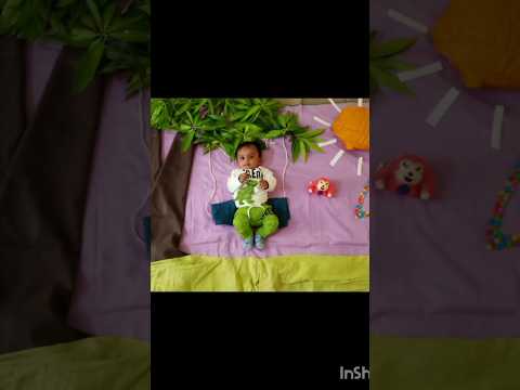 Baby monthly photoshoot ideas #cute #cutebaby #baby #pranil #photoshoot #monthly