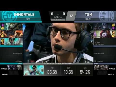 IMT vs TSM - NA LCS SPRING 2017 W7D3 - Immortals vs Team SoloMid