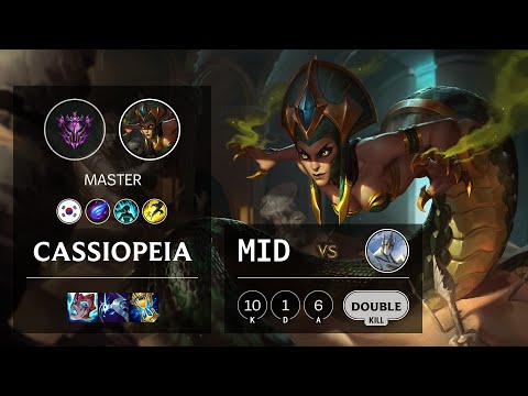 Cassiopeia Mid vs Galio - KR Master Patch 11.21
