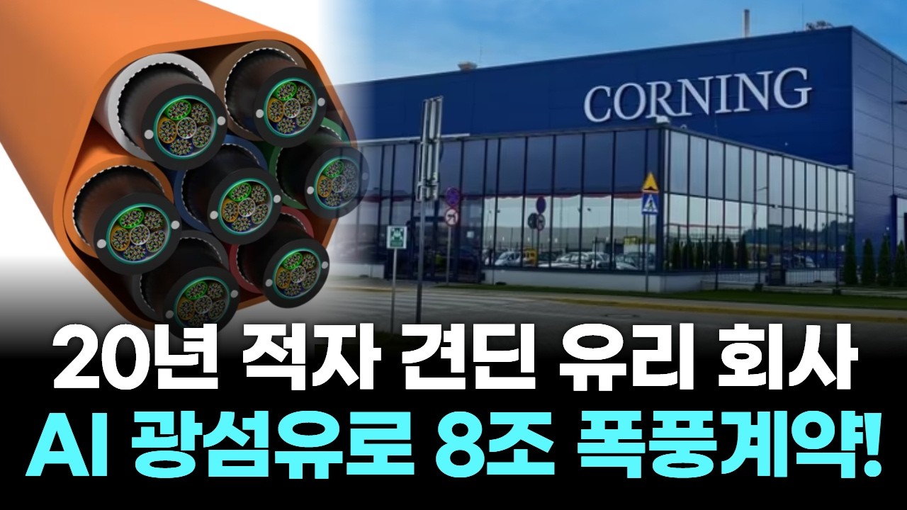 '돈 먹는 하마’ 코닝, 8조 잭팟…AI 시대 신데렐라 등극!