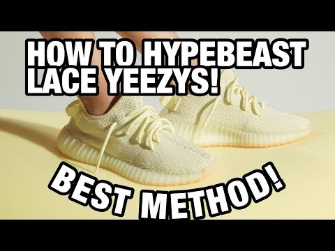 КАК ЗАШНУРОВАТЬ YEEZY BOOST 350 V2! (ЛУЧШИЙ СПОСОБ!)