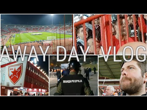 Spitting, Tifo and An Armed Guard! RED STAR BELGRADE V LIVERPOOL | AWAY DAY VLOG