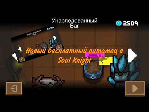 КАК ПОЛУЧИТЬ НОВОГО ПИТОМЦА В Soul Knight, ПОЛУЧИЛ ЖУКА В СОУЛ НАЙТ, ТАРАКАН В СОУЛ КНАЙТ, ПИТОМЕЦ