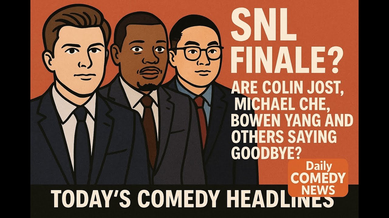 SNL Finale?  Are Colin Jost, Michael Che, Bowen Yang and others saying goodbye?