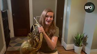 FRENCH HORN: One octave scales with Sheryl Hadeka
